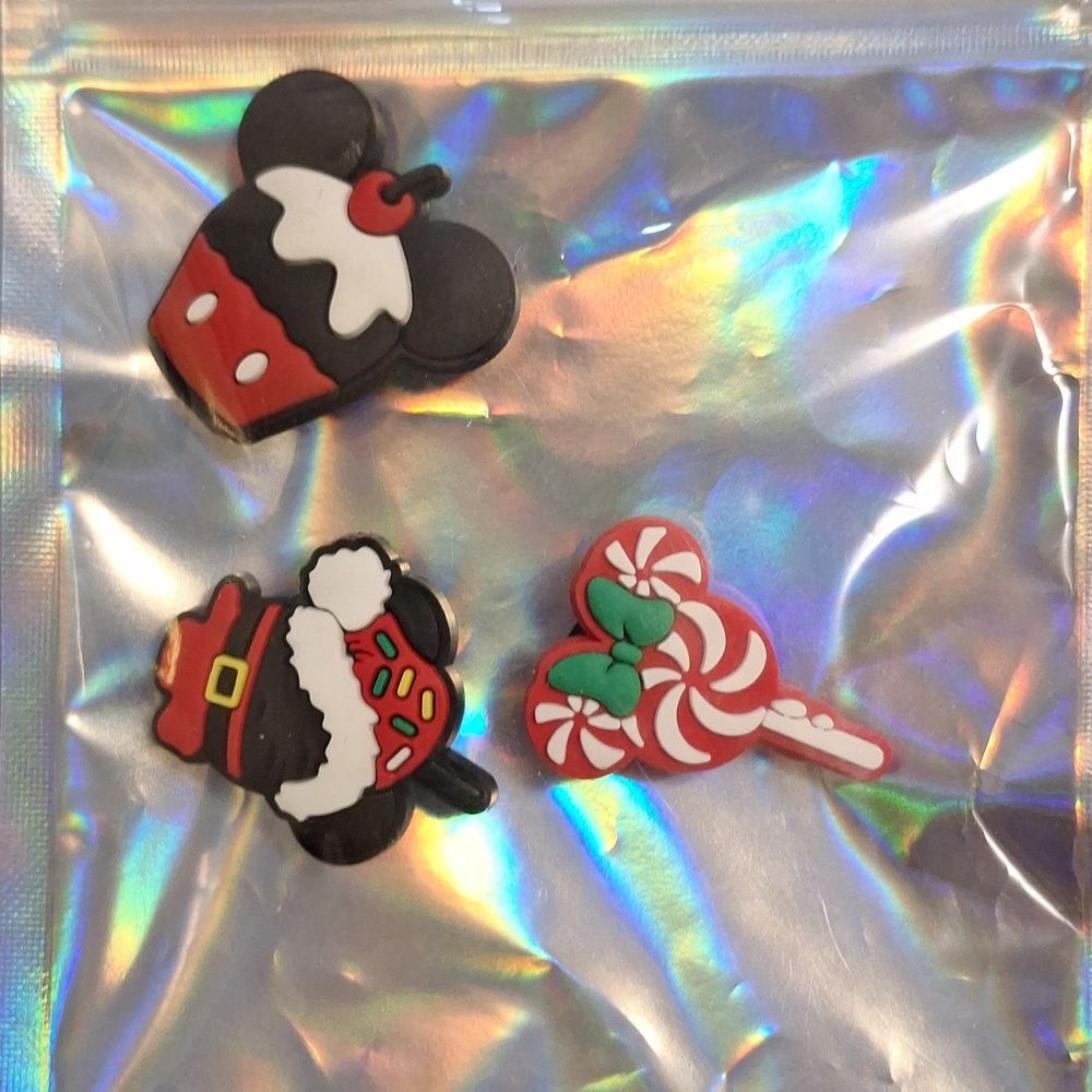 3 Mickey Mouse Clog Pins Charms
